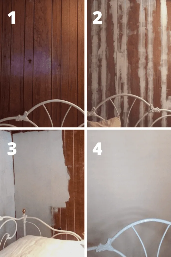 How to Make Wood Paneling Look Like Drywall