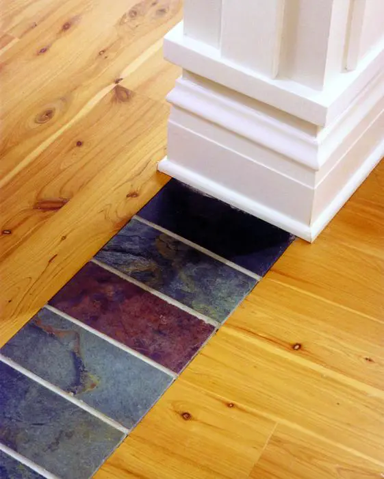 Tile to wood transition strip - Tile to wood floor transition ideas