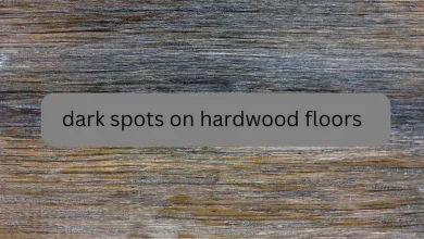 dark spots on hardwood floors